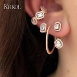 Cubic Zirconia Water Drop Earrings for Women