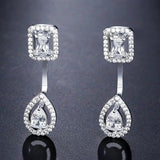 Cubic Zirconia Water Drop Earrings for Women