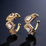 Cubic Zirconia Water Drop Earrings for Women