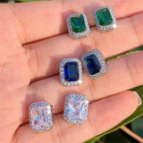 Cubic Zirconia Water Drop Earrings for Women