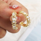 Cubic Zirconia Water Drop Earrings for Women