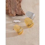 Stainless Steel Geometric Earrings Stylish Jewelry Gift