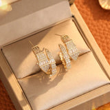 Snake Bamboo Knot Earrings Women's Banquet Jewelry