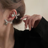 Butterfly Shaped Bow Tie Earrings for Women