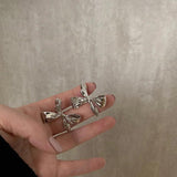 Butterfly Shaped Bow Tie Earrings for Women