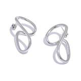 Minimalist Stainless Steel Hollow Stud Earrings for Women