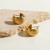 Youthway Stainless Steel Earrings Geometric Charm