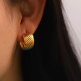 Youthway Stainless Steel Earrings Geometric Charm