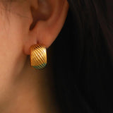 Youthway Stainless Steel Earrings Geometric Charm