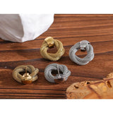 Stainless Steel Metal Braided Stud Earrings for Women