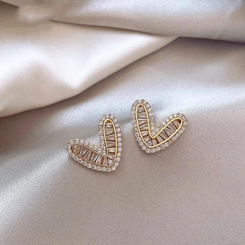 Zircon Earrings for Evening Party
