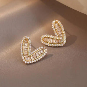 Zircon Earrings for Evening Party