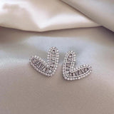 Zircon Earrings for Evening Party