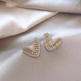 Zircon Earrings for Evening Party
