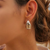 Youthway Rhinestone Water Drop Stud Earrings for Women