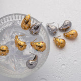 Youthway Rhinestone Water Drop Stud Earrings for Women