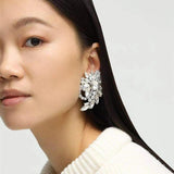 Rhinestone Stud Earrings for Women Maxi Jewelry Collection