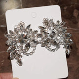 Rhinestone Stud Earrings for Women Maxi Jewelry Collection
