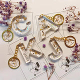 Alphabet Number Mold Crystal Epoxy Silicone Mold DIY Letter Pendant Resin Mold