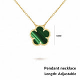 Good Luck Zircon Four-leaf Clover Stud Earrings CZ Jewelry