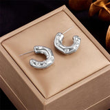 316L Stainless Steel Zircon Earrings For Women Girls Party Wedding