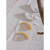 Minimalist 18K Plated Stud Earrings for Women