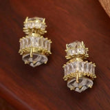 Double-Sided Candy Earrings Square Jewelry Versatile