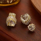 Double-Sided Candy Earrings Square Jewelry Versatile