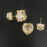 Double-Sided Candy Earrings Square Jewelry Versatile