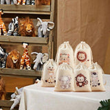 6pk Jungle Animals Candy Bags Safari Bday Party Decor