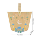 5pcs EID Mubarak Candy Box Ramadan Decoration Candy Packaging Bag Boxes
