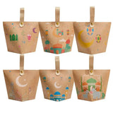 5pcs EID Mubarak Candy Box Ramadan Decoration Candy Packaging Bag Boxes