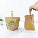5pcs EID Mubarak Candy Box Ramadan Decoration Candy Packaging Bag Boxes