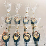 50Pcs Triangle Popcorn Packaging Bags Wedding Decor
