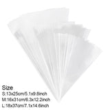 50Pcs Triangle Popcorn Packaging Bags Wedding Decor