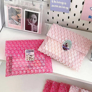 5/10Pcs Shockproof Waterproof Pink Heart Bubble Bag Gift Packaging