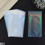 Self Sealing Laser Cookie Bags Clear Cellophane Packaging Bag for Party Supplies