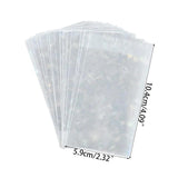 Self Sealing Laser Cookie Bags Clear Cellophane Packaging Bag for Party Supplies