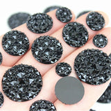 10/12/14/16/18/20/30mm Round Stones AB Crystals Flat Back Resin Rhinestones WC40