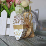 Pillow Candy Box Wedding Favor Bag with Ribbon Christmas Birthday Party