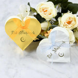 10pcs Eid Mubarak Candy Box Ramadan Kareem Favors Gift Packaging Bags