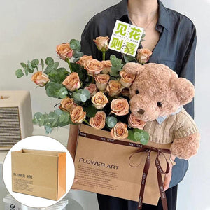 Ins Flower Korea Paper Boxes for Bouquets Wrapping