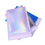 Holographic Metallic Foil Bubble Mailers 15X20CM Self Seal Padded Envelopes