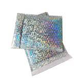 Holographic Metallic Foil Bubble Mailers 15X20CM Self Seal Padded Envelopes