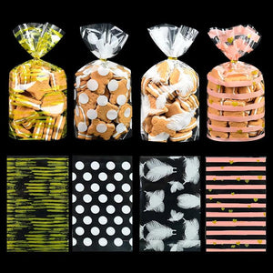 50Pcs Dots Cellophane Bags for Candy Wedding Party Gift