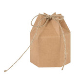 10pcs Thank You Paperboard Box 9.5cm DIY Packaging Box for Events