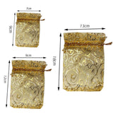 100PCS Organza Gift Bags Wedding Favor Candy Jewelry Pouch Drawstring