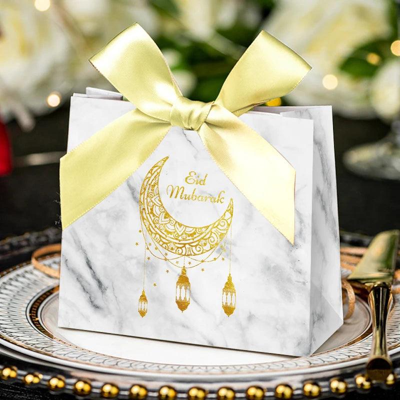 Eid Mubarak Candy Box Set Paper Packaging Gift Bag