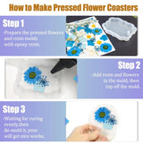Natural Dried Flower UV Resin Sticker DIY Epoxy Filling Materials