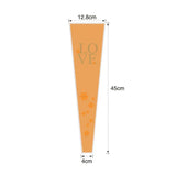 Single Rose Branch Flower Packaging Bag for Weddings